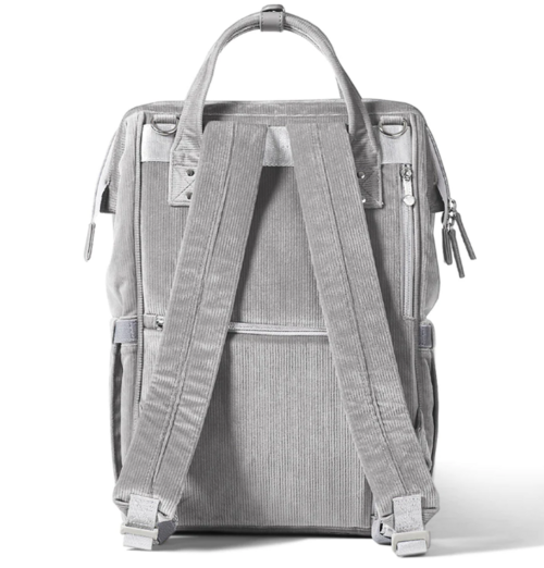 Luksusowy aksamitny plecak na pieluchy